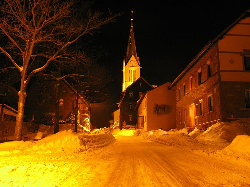 Schlossau im Schnee